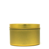 7oz Tin - Gold - Unlabeled - NV Candles